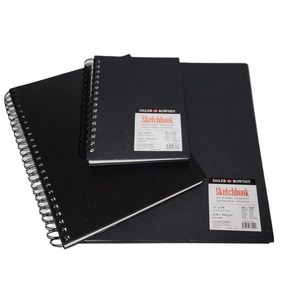 Daler Rowney Ebony Sketchbook Acid Free 3 Book Options NEW - Picture 1 of 10